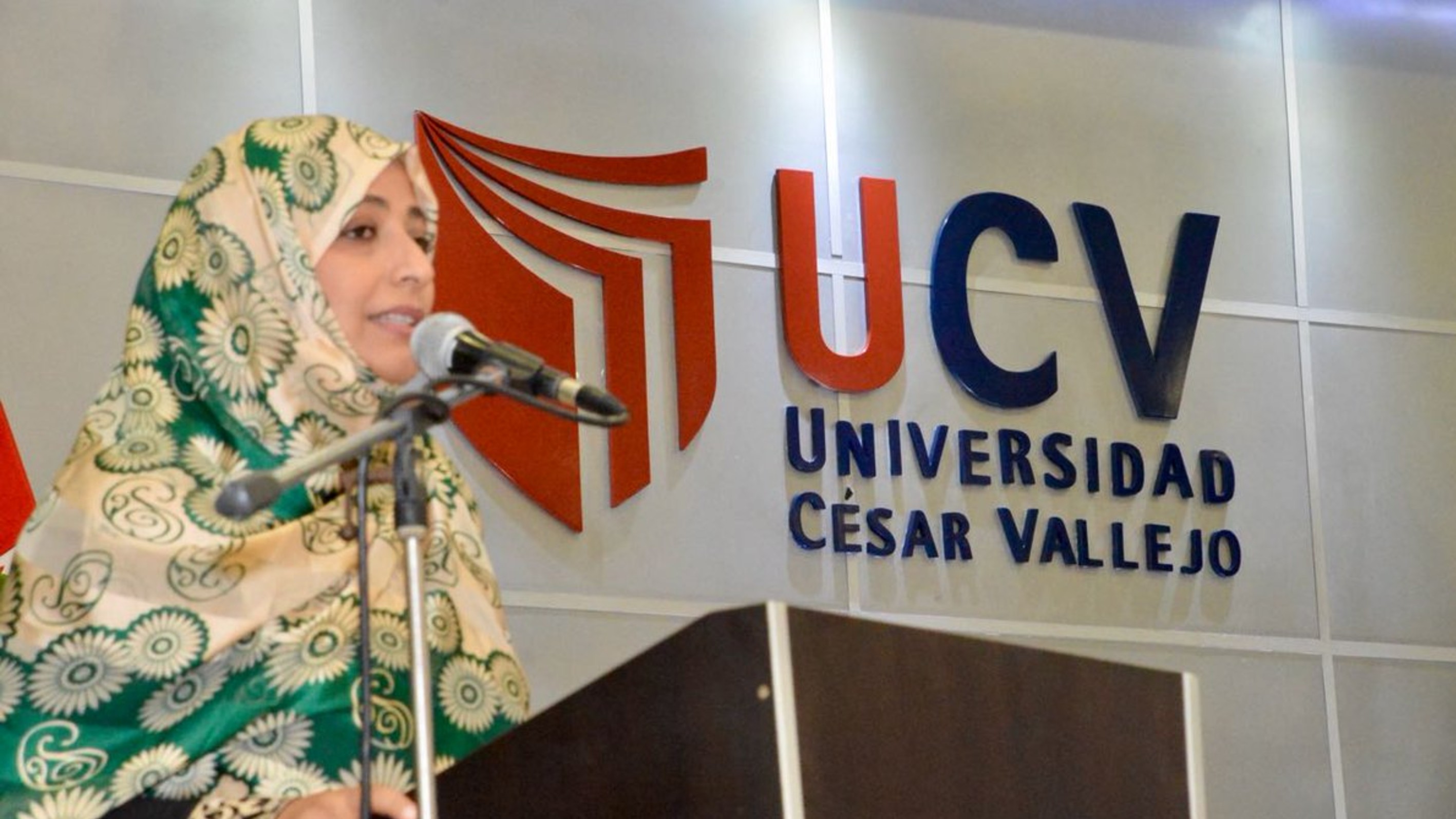 Mrs. Tawakkol Karman’s speech during ceremony to receive her honorary doctorate from University of Cesar Vallejo in Peru